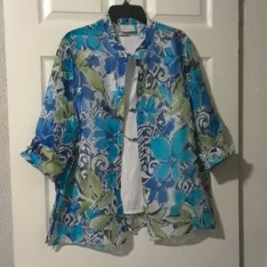 Skirt and blouse set